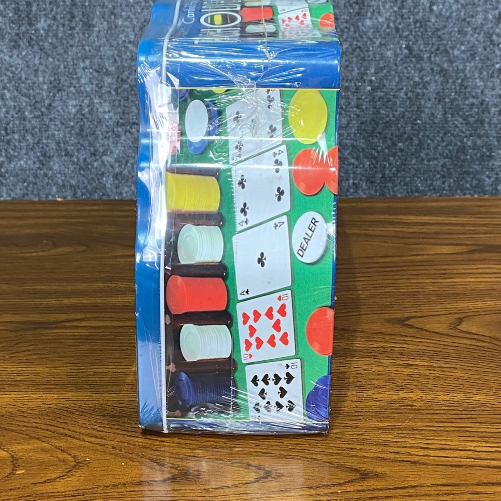 2004 Cardinal Professional Texas Hold'em Poker Set Chips Cards DLR Button SEALED - Picture 6 of 8